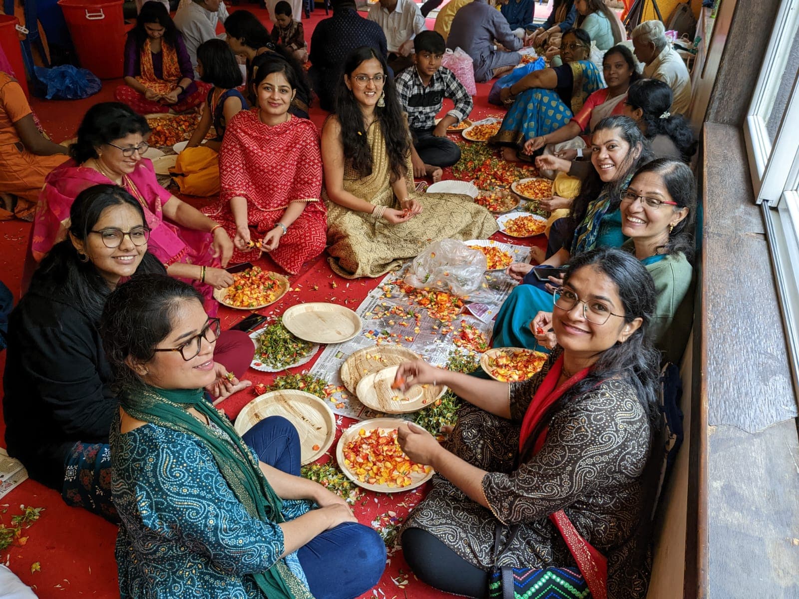 Prasadam cooking preparation